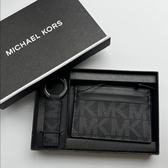 Michael Kors Other - Michael Kors Men's Set Card Case Slim Wallet Key Ring